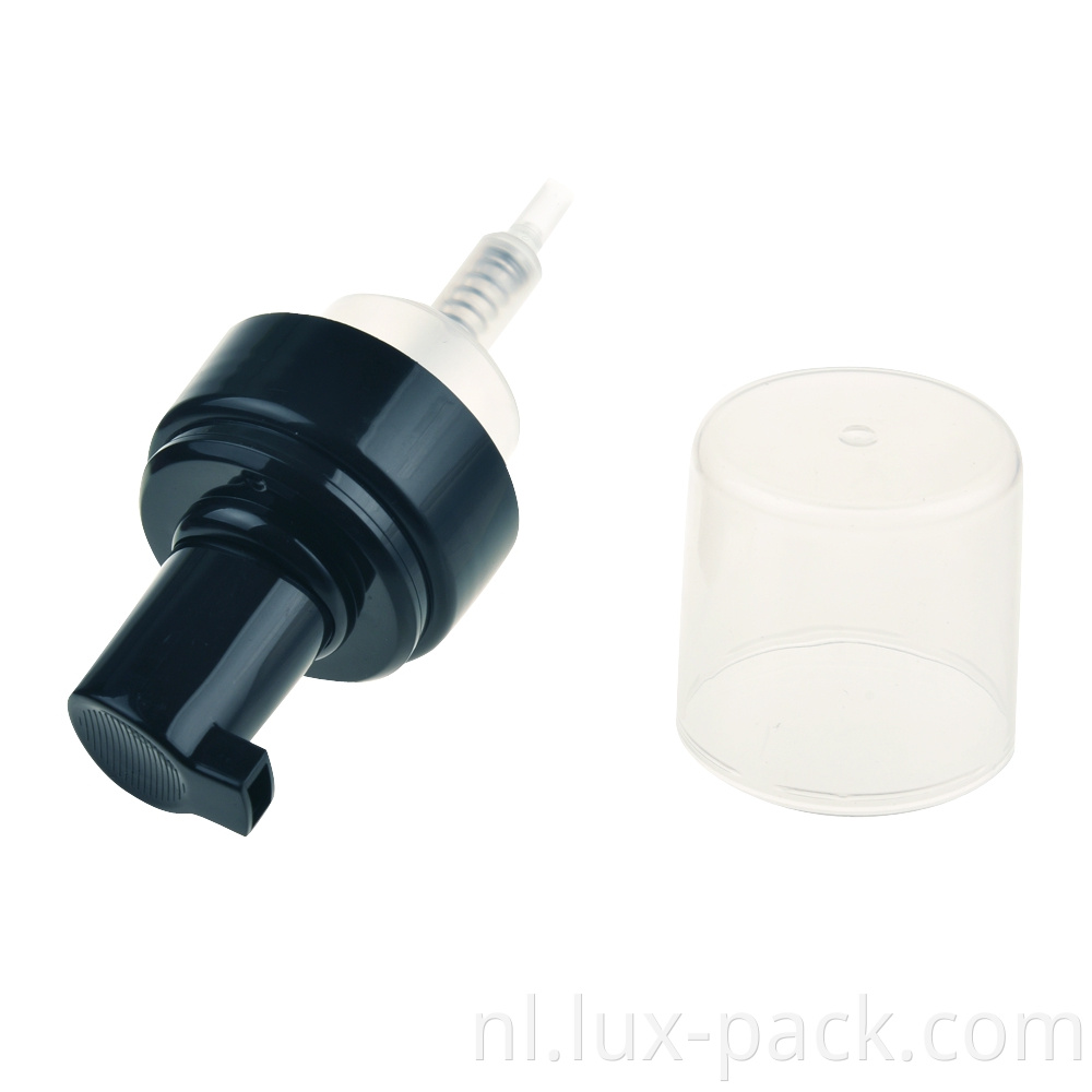 Glazen fles schuimende zeep sproeierwaterpomp 42 mm schuimpomp